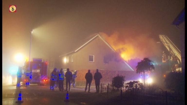 RUW beeld woningbrand Haps