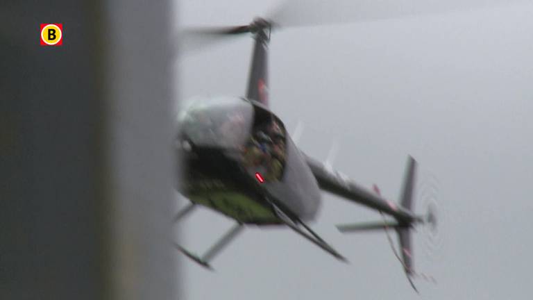Bloedstollende mensenjacht vanuit een helikopter boven Boekel