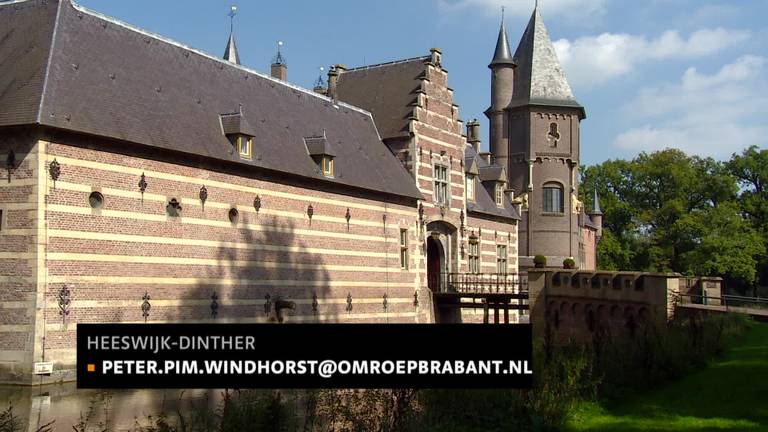 Het bijzondere bordjesplafond van kasteel Heeswijk is gerestaureerd