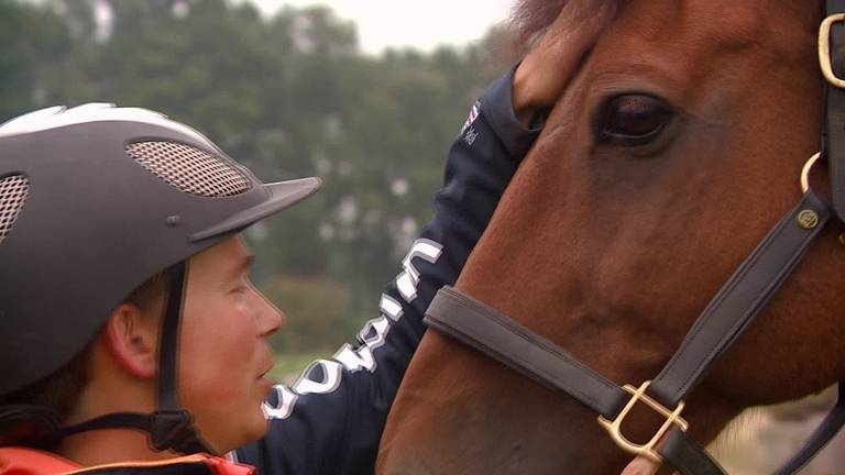 Tim Lips laat zijn paard Oncarlos met pensioen gaan.