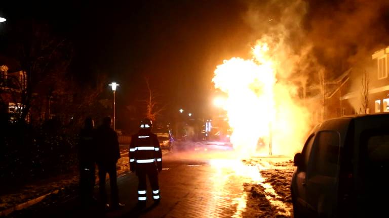 Beelden van het gaslek in Olland