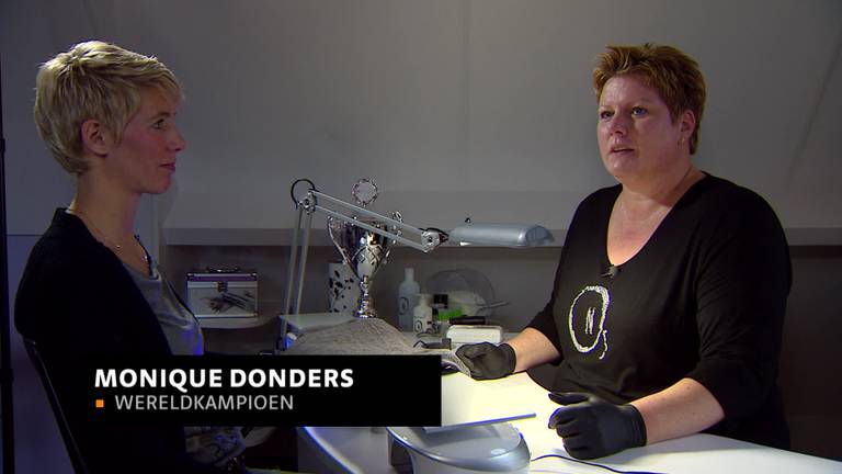 Monique Donders uit Esbeek is dubbel wereldkampioen French Manicure