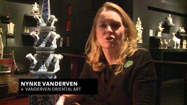 Bosschenaar Floris Vanderven verkoopt Aziatisch antiek op de Tefaf