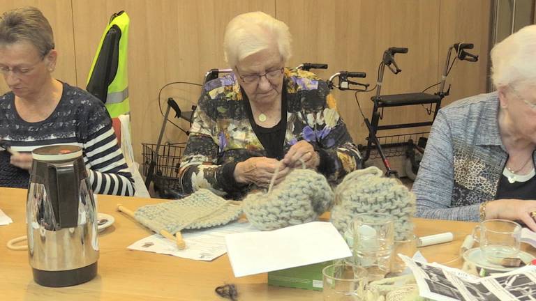 In Berghem groeit de breiclub van Granny's Finest nog steeds