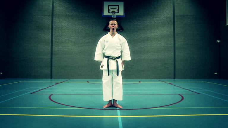 Brabants top-karatetalent Rick Sonnema geselecteerd voor het EK Kata karate