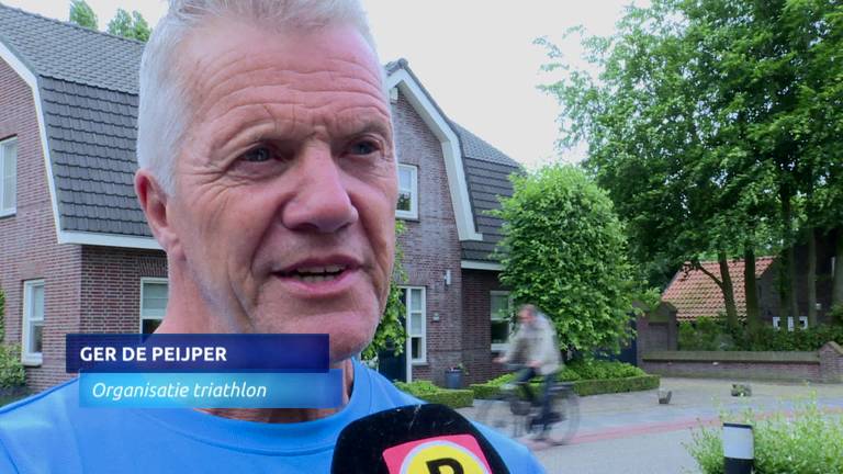 De triathlon in Terheijden werd zondag afgelast