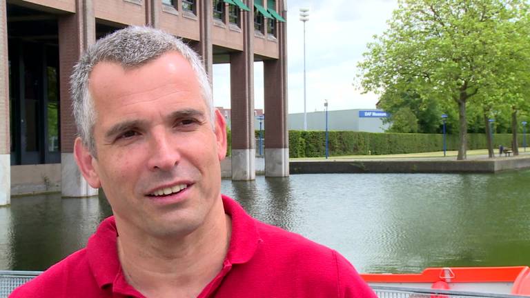Marcel Wouda verkent parcours Swim to fight cancer editie Eindhoven