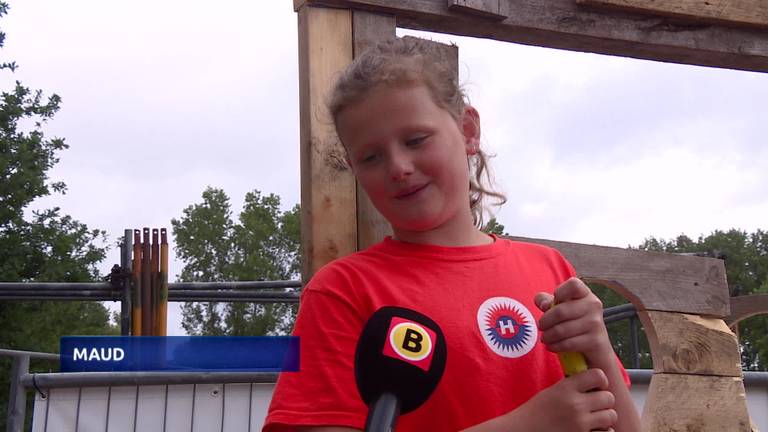 Timmeren, boren en schuren. Ook kinderen bereiden zich voor op hun optocht bij de Brabantse Dag.