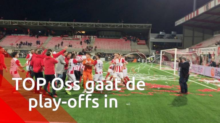 Feest in Oss, TOP gaat de play-offs in