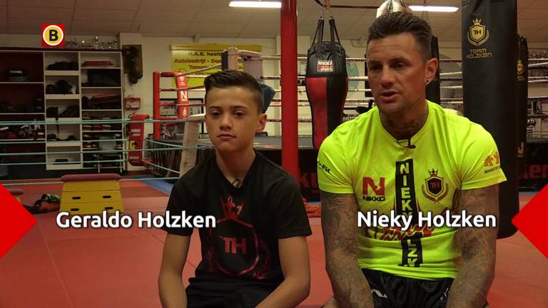 Nieky Holzken heeft opvolger al in eigen huis met gemotiveerde zoon Geraldo (12): 'Ik wil ook wereldkampioen worden'