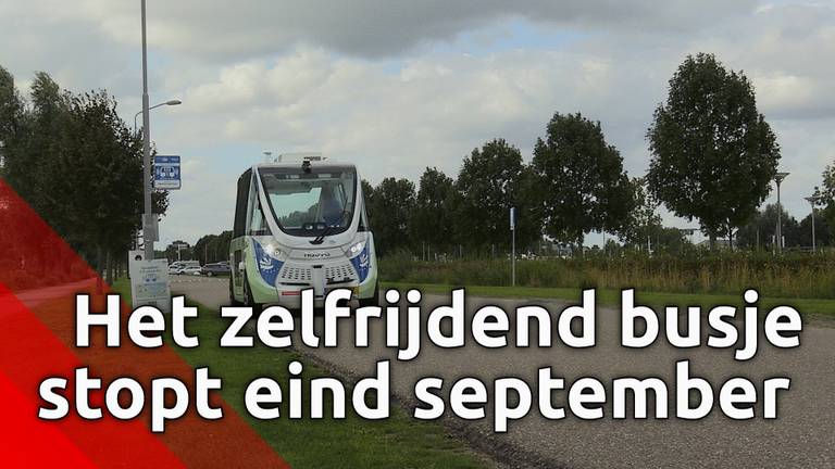 Zelfrijdend busje stopt ermee in Drimmelen en komt niet terug