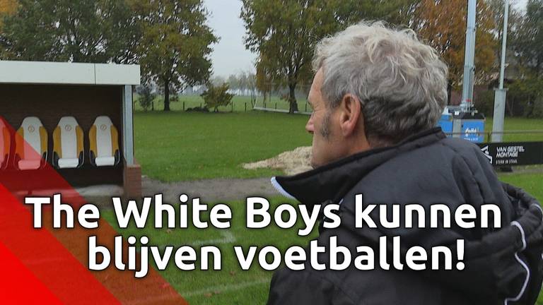 Voetbalclub The White Boys uit Waspik kan blijven voetballen, de club is gered!
