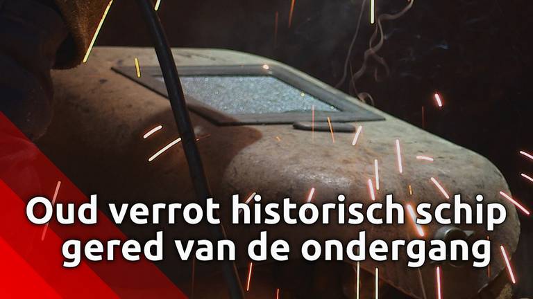 De Janus: oud verrot historisch schip gered van de ondergang