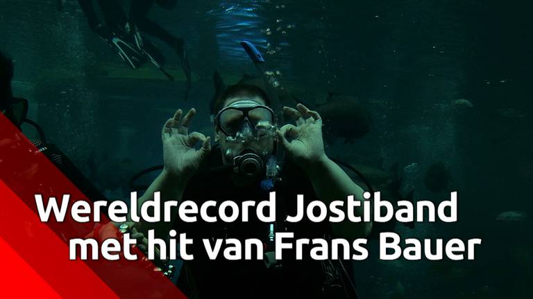 Jostiband scoort met hit van Frans Bauer onder water