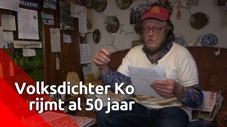 Volksdichter Ko van de Ketterij rijmt al 50 jaar over lief en leed