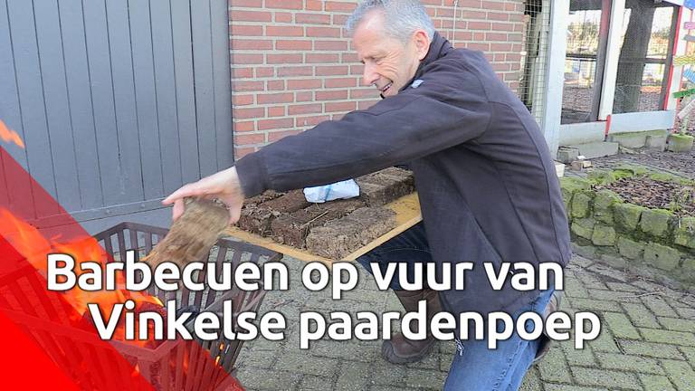 De paardenpoepbriketten van dagbesteding Ons Plekske 'branden als de hel'