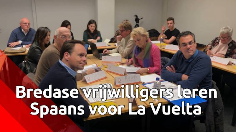 Breda stoomt vrijwilligers klaar voor de start van La Vuelta: ze krijgen een cursus Spaans