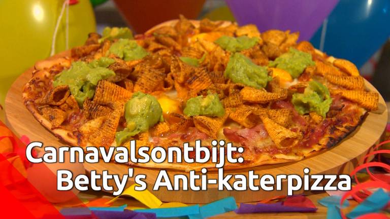 Carnavalsontbijt: Anti-katerpizza van Betty