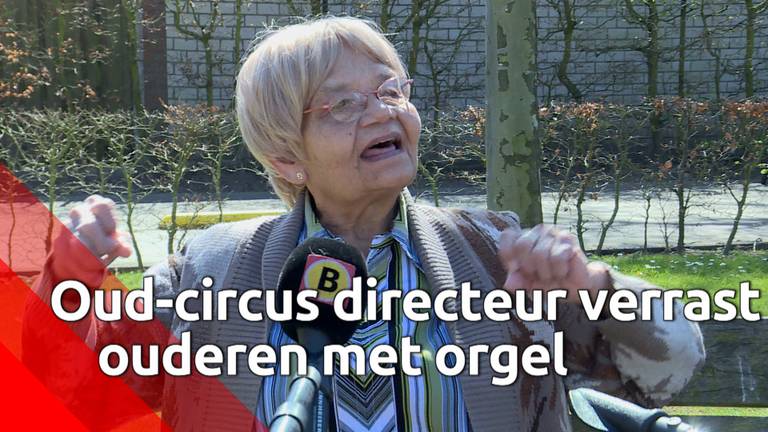 Oud-circus directeur Milko Steijvers zet ouderen in het zonnetje met draaiorgel