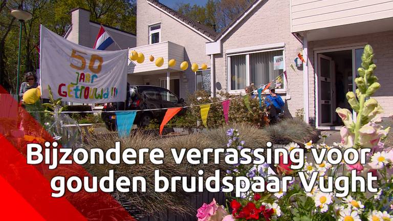 Jan en Nelly zijn 50 jaar getrouwd maar kunnen niet met de hele familie naar Schotland