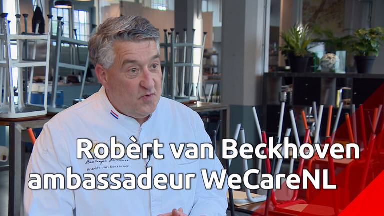 Robèrt van Beckhoven wilde natúúrlijk ambassadeur worden van WeCareNL: 'Steun zorg en horeca'