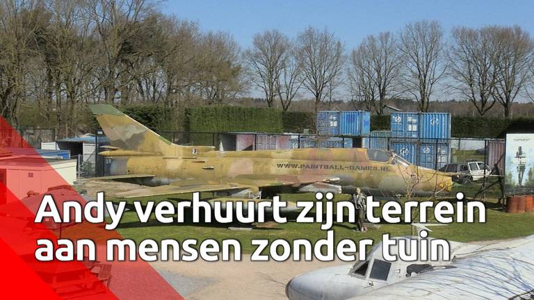 Andy verhuurt zijn terrein aan mensen zonder tuin