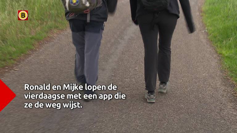 Mijke en Ronald lopen tóch de vierdaagse dankzij een speciale app