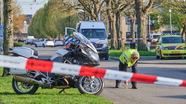 Motoragent onderuit tijdens achtervolging