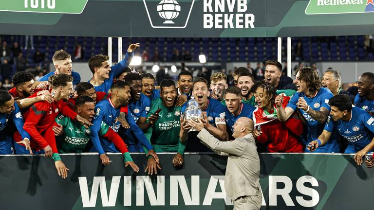 PSV wint de KNVB-beker (foto: ANP).