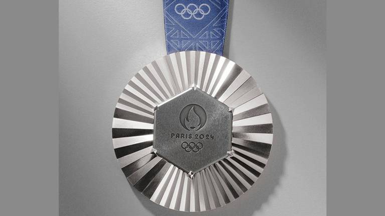 Zilveren olympische medaille