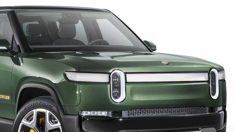 De elektrische Rivian R1S SUV (foto: ANP 2018/Lians Jadan).