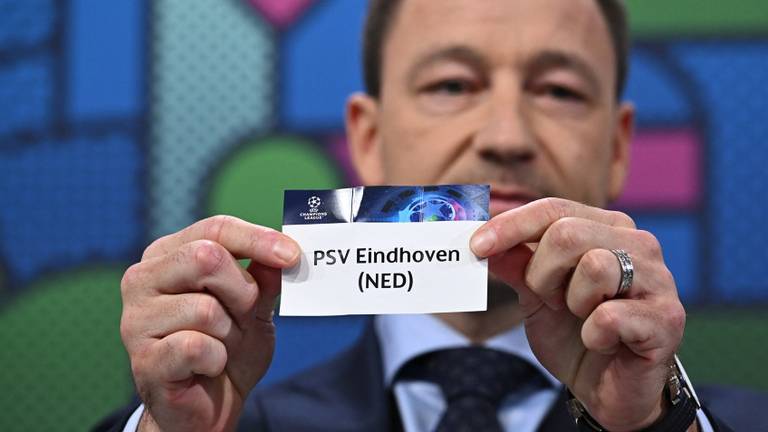 Loting van PSV in de Champions League (foto: ANP).