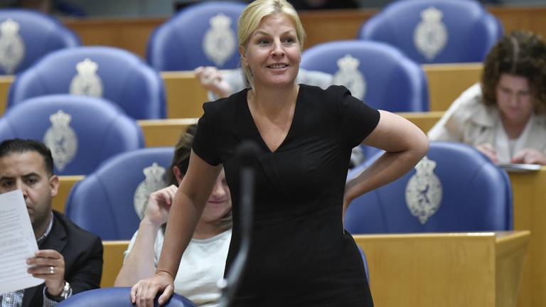 Attje Kuiken in de Tweede Kamer (foto: ANP / Hollandse hoogte / Peter Hilz).