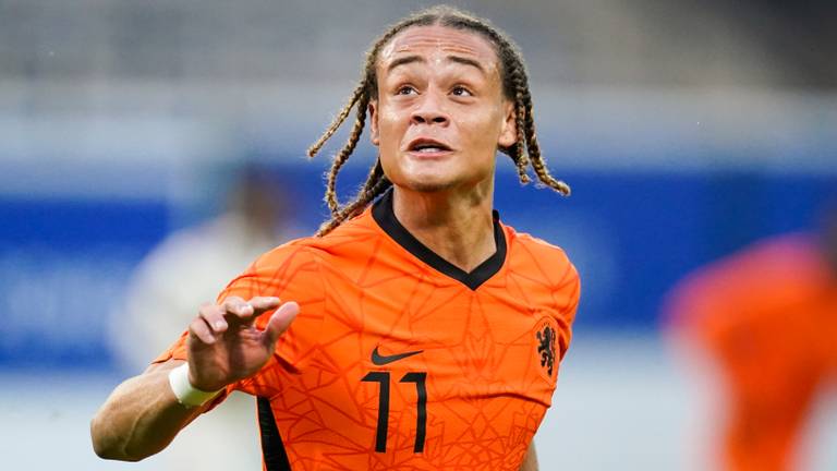 Xavi Simons debuteerde eind september in Jong Oranje (foto: Orange Pictures).