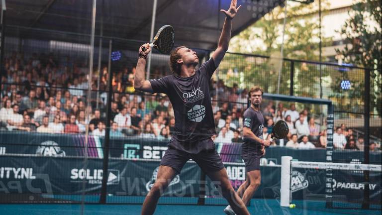Youp de Kroon (links) met padelpartner Julian Prins (foto: Padelpics).