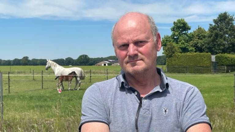 Mario Berkers van ZLTO noemt de plannen voor stikstofreductie in De Peel van 80% absurd. (foto: Tessel Linders)