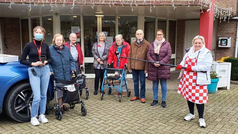 Bij woonzorgcentum Mariahove in Ossendrecht werd Christel met open armen ontvangen