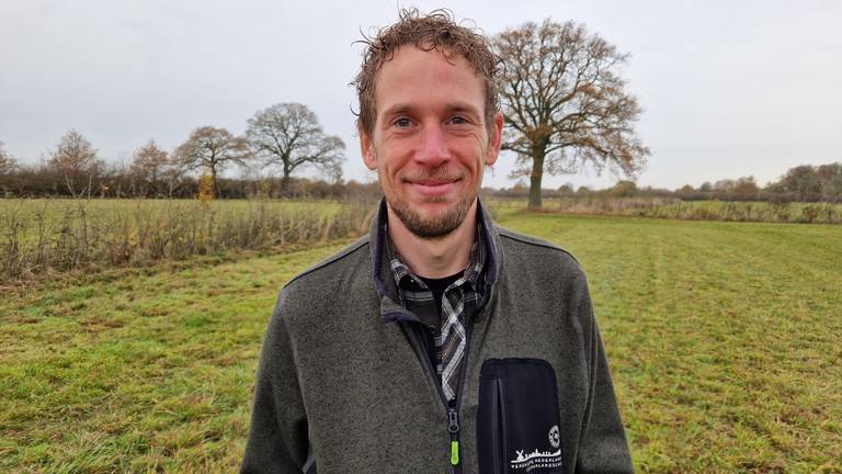 Lars (39) is terminaal ziek, maar geeft de Maasheggen een toekomst (foto: Tom Berkers).
