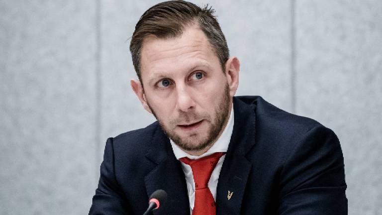 Maikel Boon bij het debat over integratie (Foto: ANP).