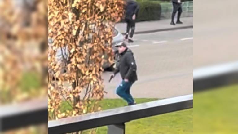 De schutter in beeld (foto: politie)