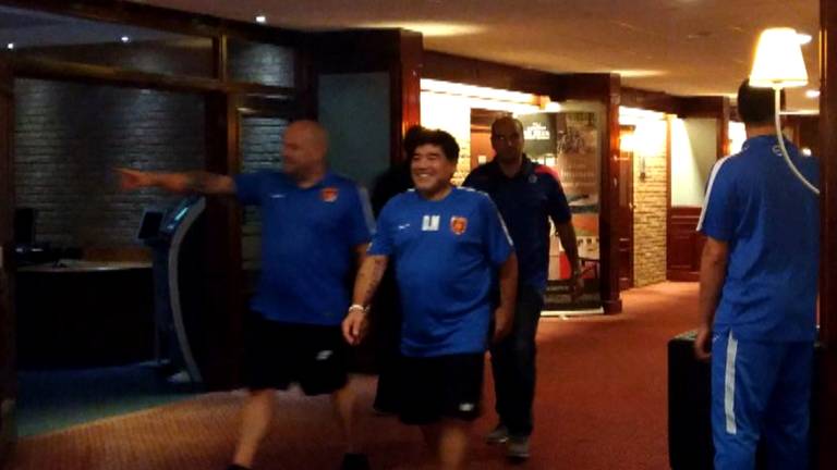 Diego Maradona en zijn gevolg verbleven bijna een maand in Carlton De Brug in Mierlo
