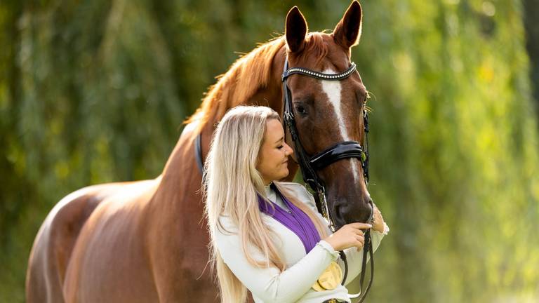 Demi Haerkens met EHL Daula O.C.P. (Foto: Equigeniek)