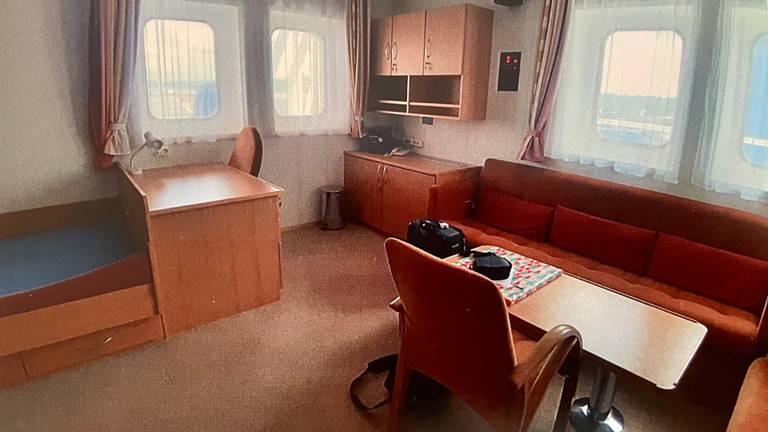 La cabine d'Erik à bord du navire (photo : Erik Bielars)