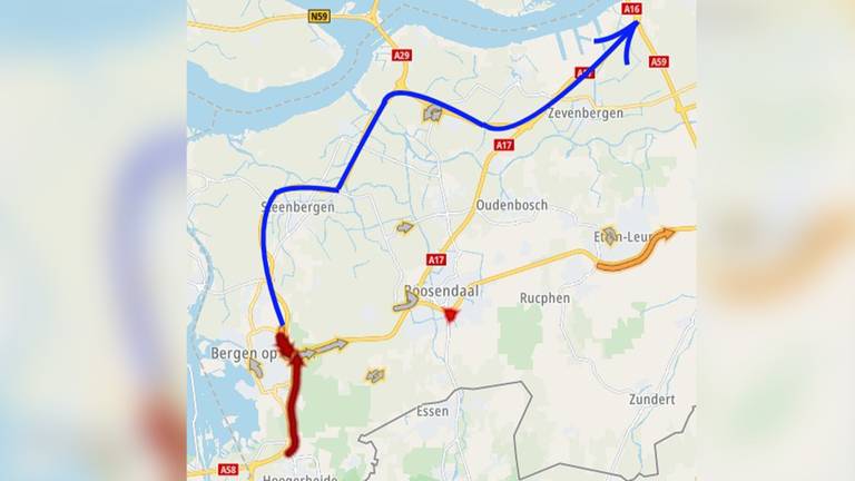 Kaartje: ANWB.
