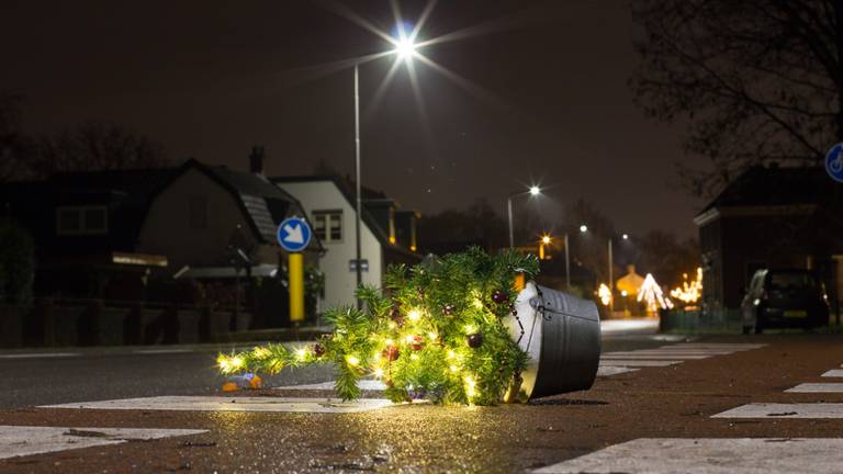 Waar blijven we dit jaar met de kerstboom? (Foto: Ab Donker)