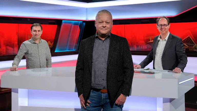 Foto links: Maarten van den Boom, directeur ZuidWestTV. Midden: Henk Lemckert, directeur Omroep Brabant. Rechts: Michiel Bosgra, directeur Studio040