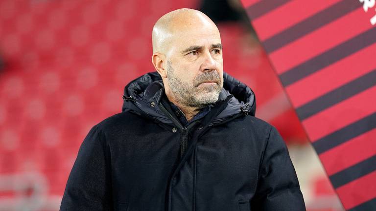 PSV-trainer Peter Bosz. (ANP | Hollandse Hoogte | Ed van de Pol)