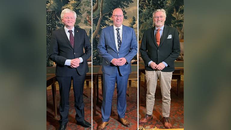 Burgemeesters Weterings, Mikkers en Jorritsma zijn voorbereid op oud en nieuw (foto: Omroep Brabant).