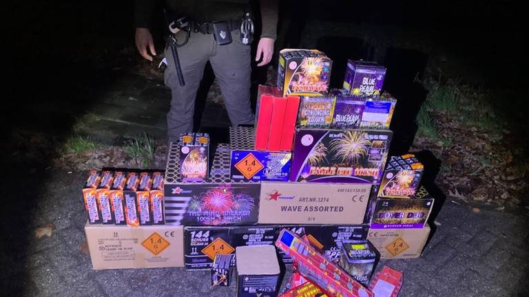 Vierhonderd kilo vuurwerk in beslag genomen (Foto: Samen Sterk in Brabant). 