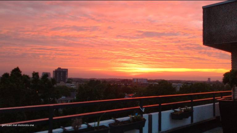 Paul maakte deze foto op zijn balkon. 